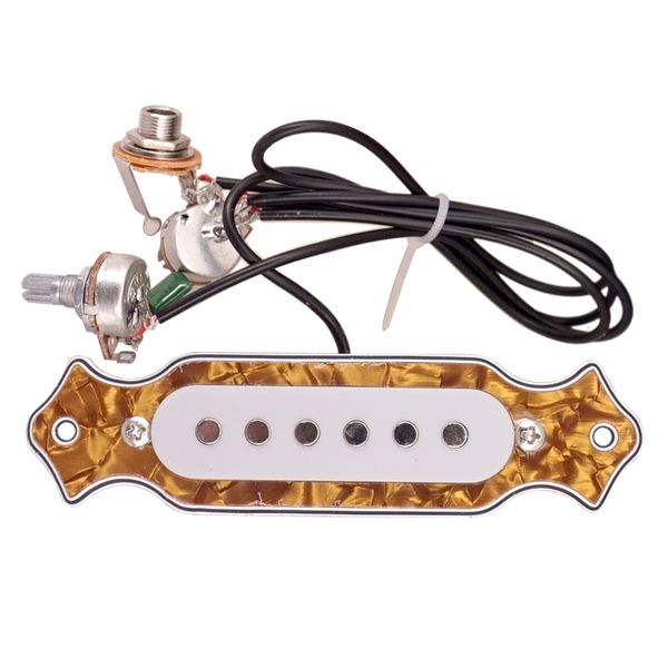 

металл single coil magnetic pickup акустическая гитара на 38-41 \ "запасные части для гитары