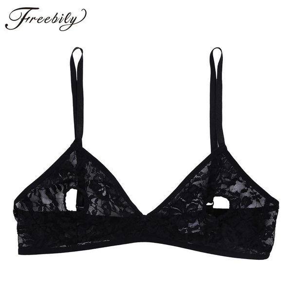 

women open nipple bra lingerie soft lace floral bra sheer nipple hollow out bralette wire-unlined nightwear, Red;black