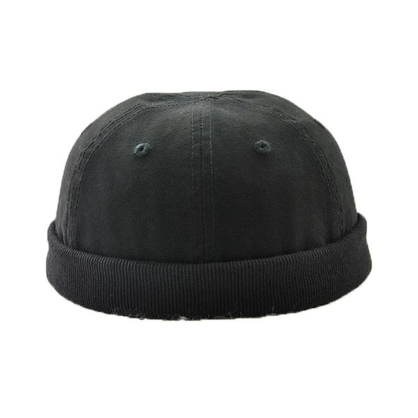 

men's rolled cuff keyhole skull caps hip hop brimless beanie hats, Blue;gray
