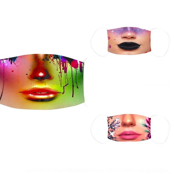 

ohie luminous glowing led rave mask 7 colors light light fashion men women face mask music party christmas halloween for up masks, Black
