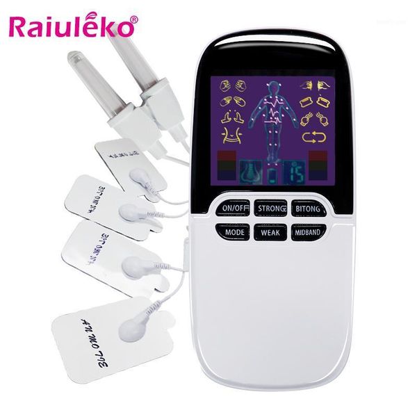 

electronic pulse body massager tens unit pain relief machine rechargeable ems muscle stimulator rhinitis therapy myostimulator1