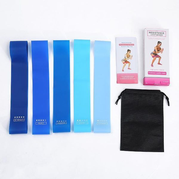

resistance bands 5pcs/lot fitness rubber bads expander for elastic band training1