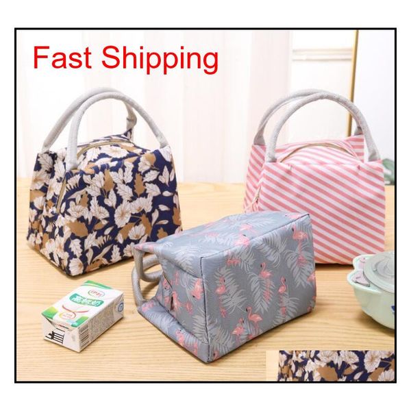 

waterproof lunch bags tote portable lunch box bag kitchen zipper storage bags for outdoor travel picnic thermal qyldde wphome