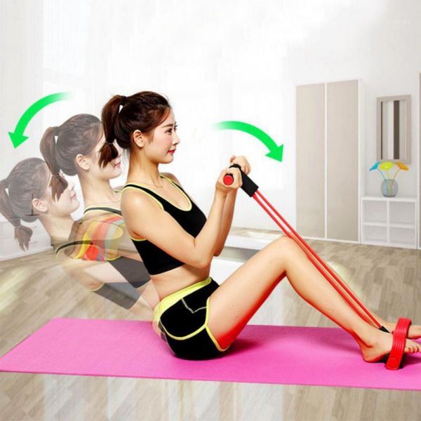 

resistance bands multi functie spanning touw sterke fitness latex pedaal mannen zitten pull touwen yoga apparatuur1