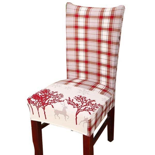 

chair covers kitchen home fashion printed elastic fabric folding christmas decoration dining room cover protective festival removable