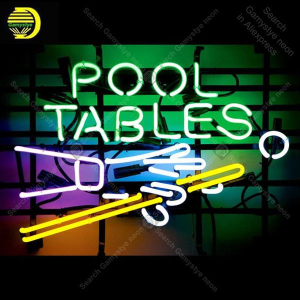 

неоновый знак для бильярда неоновых ламп жестового beer bar pub неоновых огни вход стеклянной трубка iconic реклама light game room bar знак