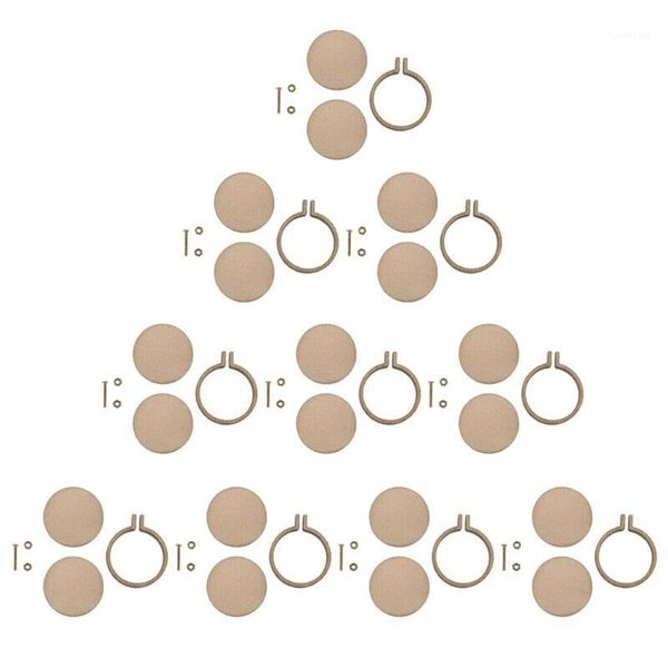 

10pcs mini embroidery hoop embroidery frame wooden cross stitch hoop ring wood earring diy craft gift tool1, Black