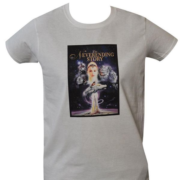 

women's tee t shirt the never ending story womens white all sizes xs to cult movie women kawaii tees sport hooded sweatshirt hoodie