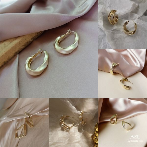 

i0l choucong new luxury cut sterling silver retro earring round jewelry white clear cubic zirconia popular women party wedding, Golden