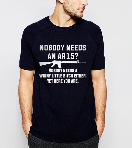 

personality t shirt nobody needs an ar 15 doubt letter printed summer men streetwear hipster hip hop t shirts sport hooded sweatshirt hoodie
