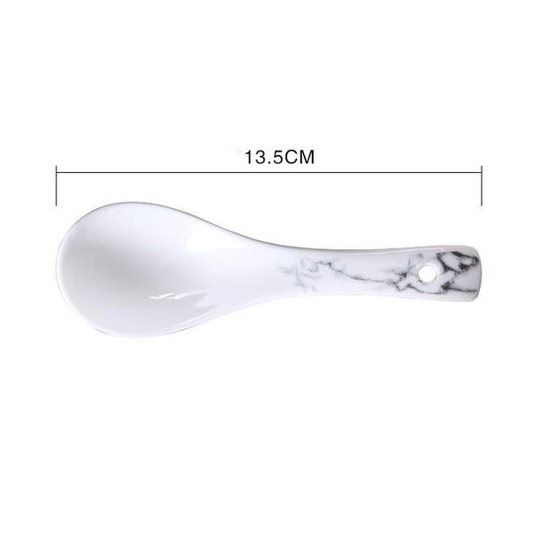 

europe style bowl marble dinner spoon bowl ceramic table accessori sqcumy homes2007