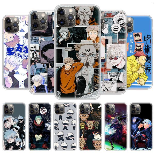 

bgrfjujutsu mobile phone silicone sheath, vip 12 mini 11 pro x xs max xr se 2020 7 8 6 s plus animation shellswza