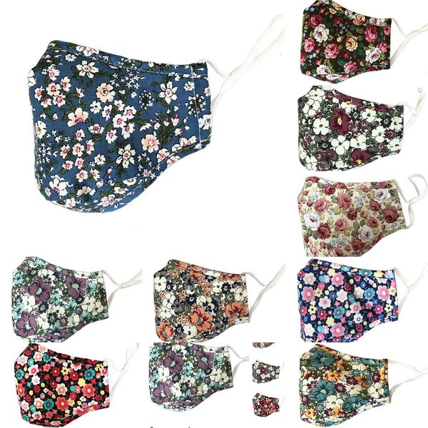 

mask designer fashion reusable face women anti-fog and dust pm2.5 printing masks with filter 9 n5rs9