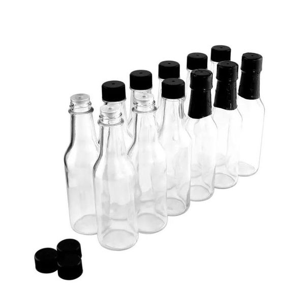 

5oz woozy tomato glass bottle for chili sauce storage 150ml round bottle with 24mm continuous thread screw p qylouc bbgargden