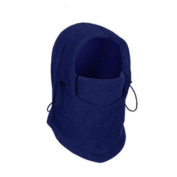 

autumn winter men women outdoor solid color fleece face protection warm mask hat riding windproof ear cap casual