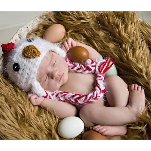 

caps & hats born cute chicken hat baby pography props beanie infant knit cap shooting po fotografie prop accessories1, Yellow