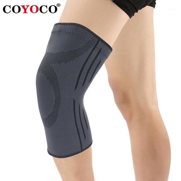 

elbow & knee pads coyoco 1 pcs brace support warm for running arthritis meniscus tear sports joint pain relief and recovery black1, Black;gray