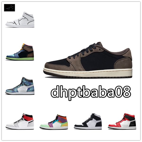 

new arrival jumpman 1 1s high black toe not for resale men women basketball shoes obsidian unc black white mens women sneakers shoes, White;red