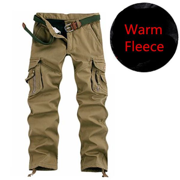 

2021 autumn. i see cargo with lots of pocket. warm pants for men. v9uv, Black