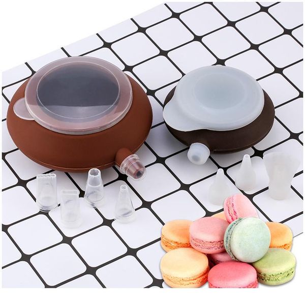 

sile macaroon baking mold pot sheet mat nozzles set oven diy silk flower decorative cake muffin past qylmwq
