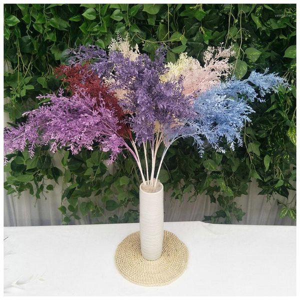 

decorative flowers & wreaths 1pc misty artificial flower fabric simulation time grass po prop wedding arrangement home party decorations1