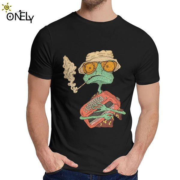 

round collar rango fear and loathing in las vegas smokes t shirt hip hop for man la camiseta us size s-6xl sport hooded sweatshirt hoodie