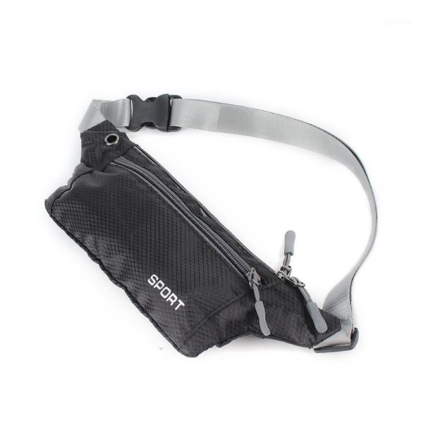 

outdoor bags synthetic adjustable strap pocket sling bag sports running travel security waist bum drop 1