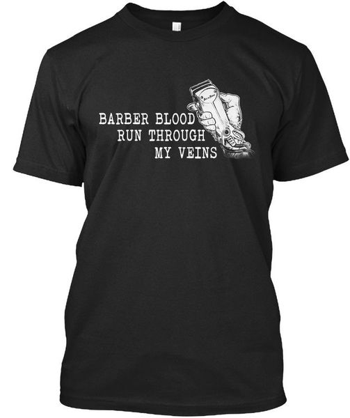 

letter print short barbers blood barber runner through my veins standard summer sport hooded sweatshirt hoodie t shirt