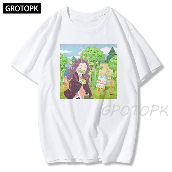 

kawaii japanese anime demon slayer harajuku cartoon kimetsu no yaiba graphic tees tshirt male sport hooded sweatshirt hoodie men t shirt