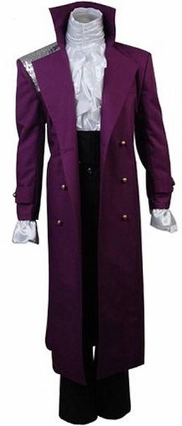 

purple rain prince rogers nelson cosplay costume full set, Black
