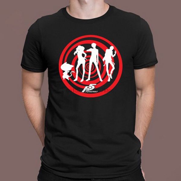 

persona 5 famous game logo mens black t-shirt size s m l xl 2xl 3xl tee shirt summer style casual wear sport hooded sweatshirt hoodie