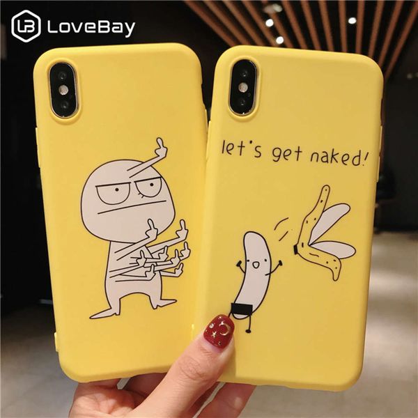 

lov vip's finger cartoon case, soft tpu shell and interting banana dign are suitable for vip 11 12 pro x 7 8 xr xs max 6s plus 5 se,