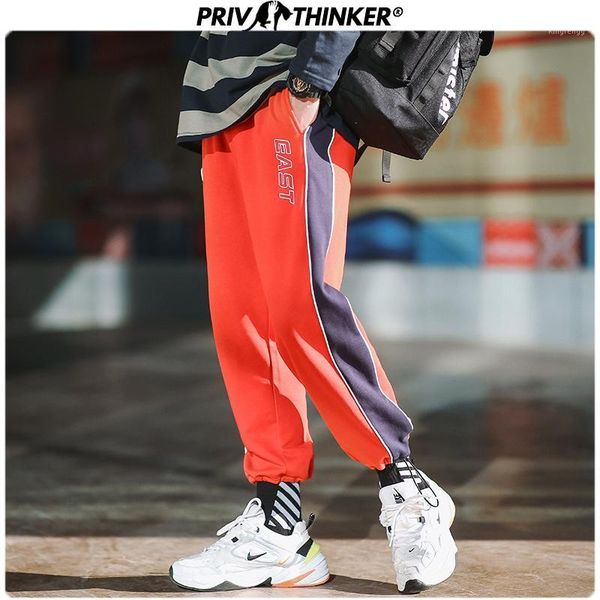 

men loose side striped 2020 collage sweatpants mens oversize new joggers male streetwear trousers bottoms clothing1, Black