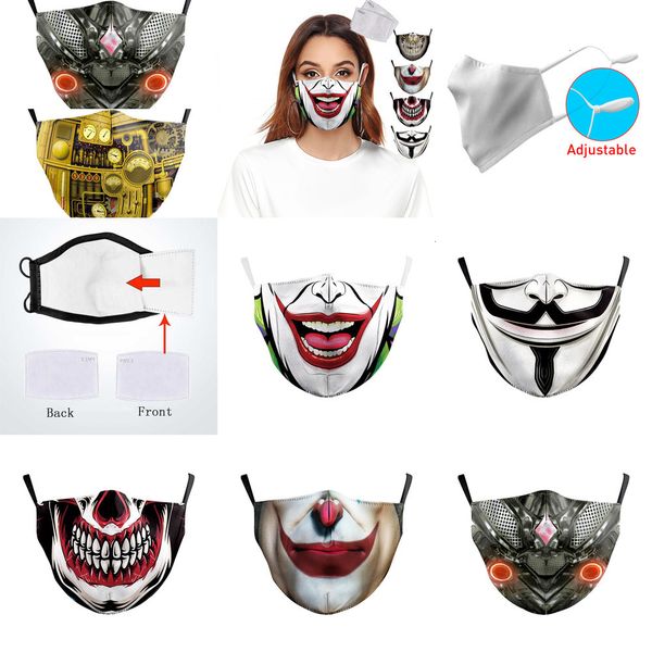 

big face mask galaxy mouth print skull washable fabric mask pm 2.5 protective dust mouth- 1oj51oj5 maw3