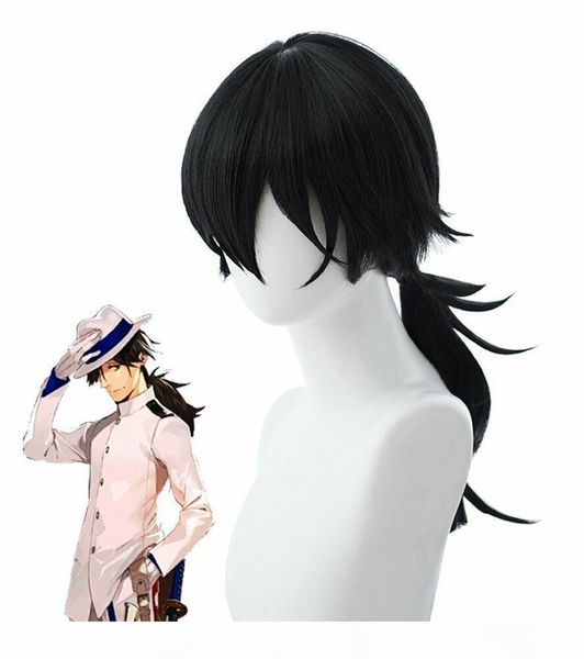

gt;&gt;&gt;new fashion order rider black cosplay costume wig, Black;brown