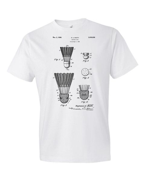 

мода майк badmintons челночной футболка патентного art gift badmintons рубашка волан тройник рубашка спорт с капюшоном толстовка толстовка