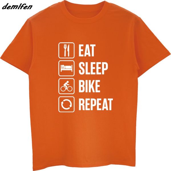 

eat sleep biker repeat funny cyclinger cyclist bicycle gift racer short sleeve hip hop harajuku hoodie designers t shirts sweatshirt