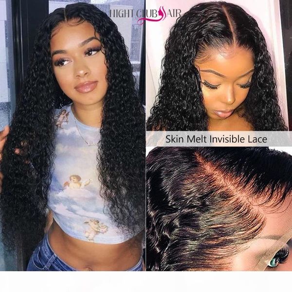 

long lace front human hair wigs long curly frontal wig human hair closure wigs 4x4 100% lace wig for black women, Black;brown
