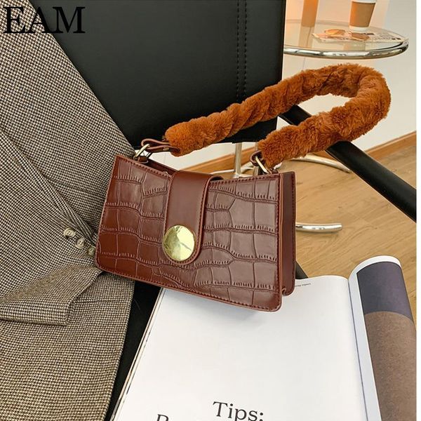 

eam] small pu leather crossbody bags for women 2020 designer shoulder handbags winter elegant women's hand bag 8a274