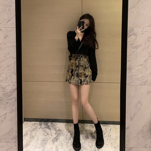 

gao leng yujie's style western style age-reducing professional young and dress socialite graceful two-piece dress children's autum, Gray