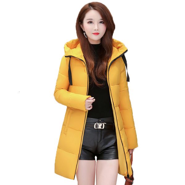 

Cotton Casual Manner Women's Winter Coat Young Mother Mid-length with Growing Hot Keep Bones Jaqueta Plus Size 6xl R298 63q0, Black
