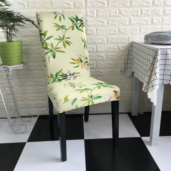 

chair covers spandex elastic modern chair cover stretch removable anti-dirty dining slipcover wedding housse de chaise1
