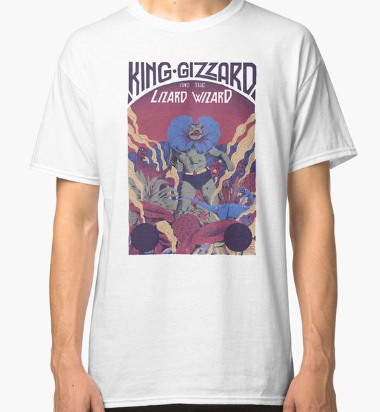 

limited king gizzard and the lizard wizard design mens white t-shirt size s-5xlfashion summer tee sport hooded sweatshirt hoodie