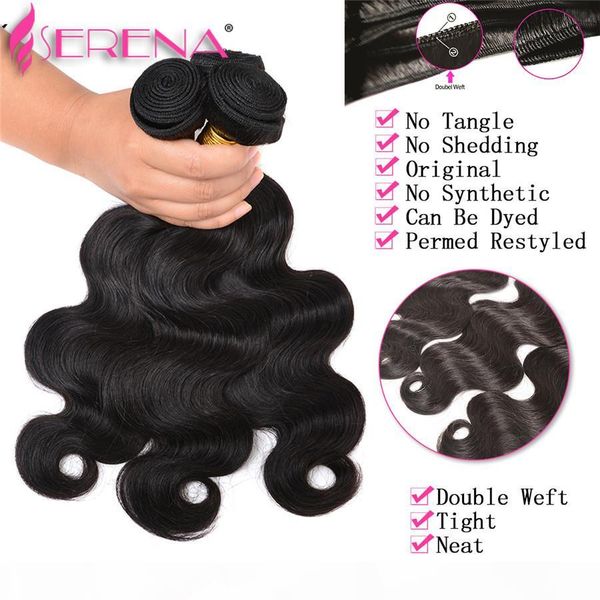 

body weave and closure brazilian human virgin hair 360 lace frontal body wave beauty part unprocessed hair new 8 to 22 inches, Black;brown