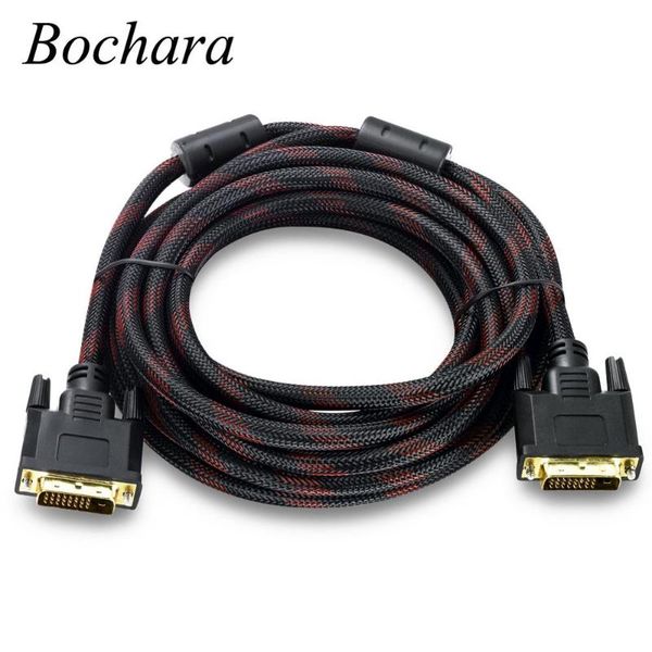 

bochara nylon braided gold plated dvi-d cable ( 24+1pin) single link male to male 1.5m 3m 5m 10m 15m 20m