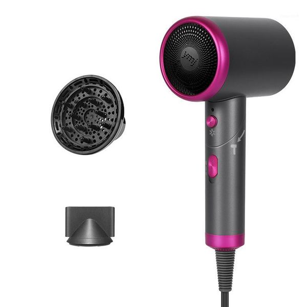 

electric hair brushes professional dryer foldable and cold wind blow hairdryer styling tools for salons household travel use1