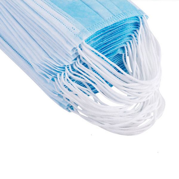 

face dhl layer mask ship ear-loop disposable mouth masks sunscreenprotective equipment cover 3-ply non-woven disposable dust