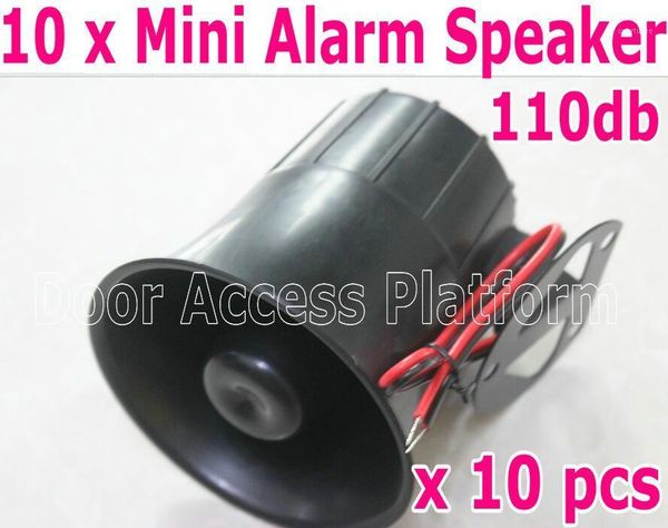 

fingerprint access control 1 order=10 pcs of small size @99 x106mm home anti-theft alarm speaker,110 db voice abs 15w security system dc12v/