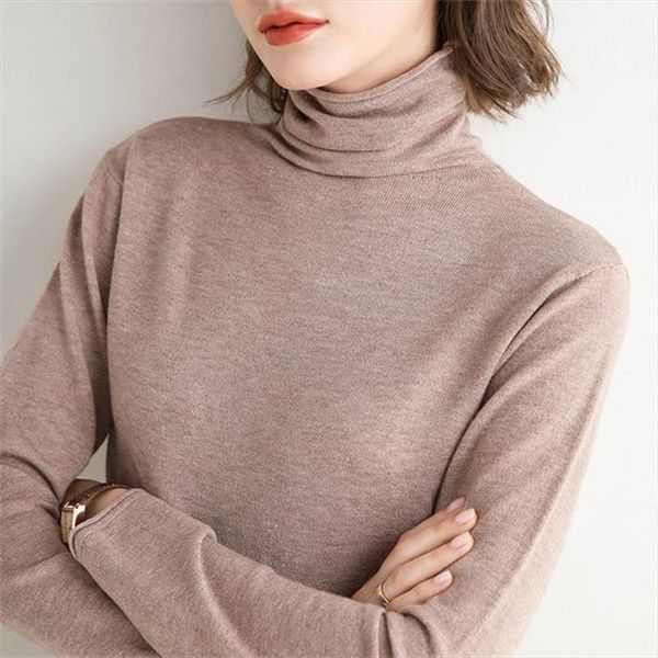 

осень зима свитер женщин кашемировые свитера свитер водолазка пуловер вязание зимней одежды женщины плюс размер вершин, White;black