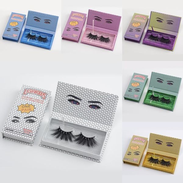 

paper empty eyelash storage box packing lid tray holder cosmetic container